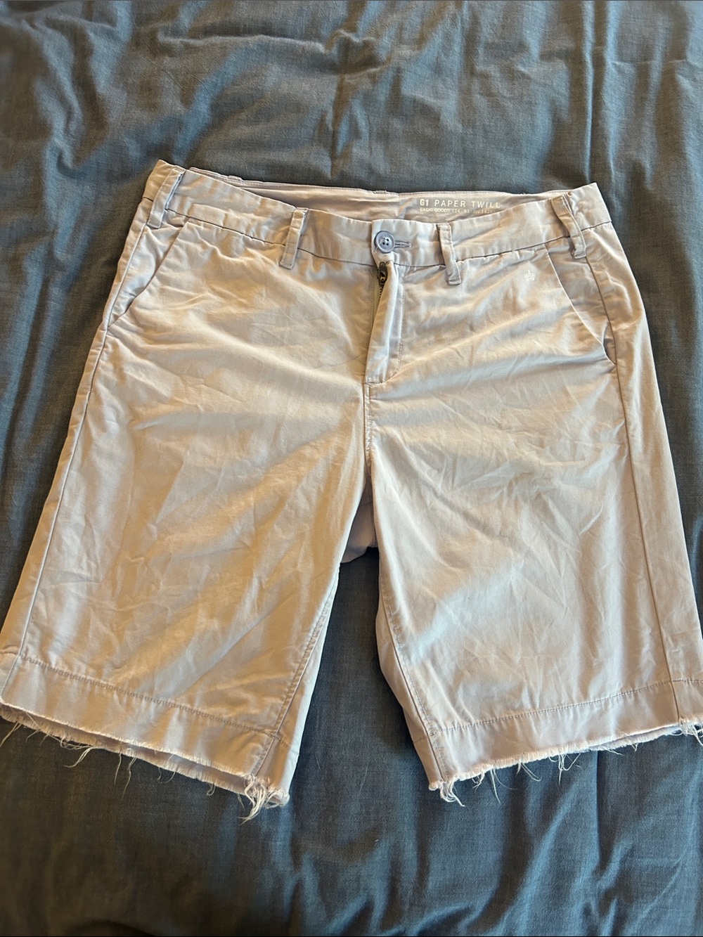 Lavender Preppy  shorts by G1 basic goods quiet luxury
